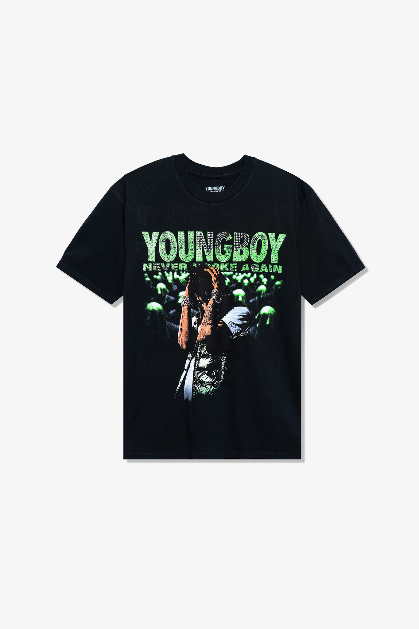 MASA Rhinestone Album T-Shirt – YoungBoy Never Broke Again Online