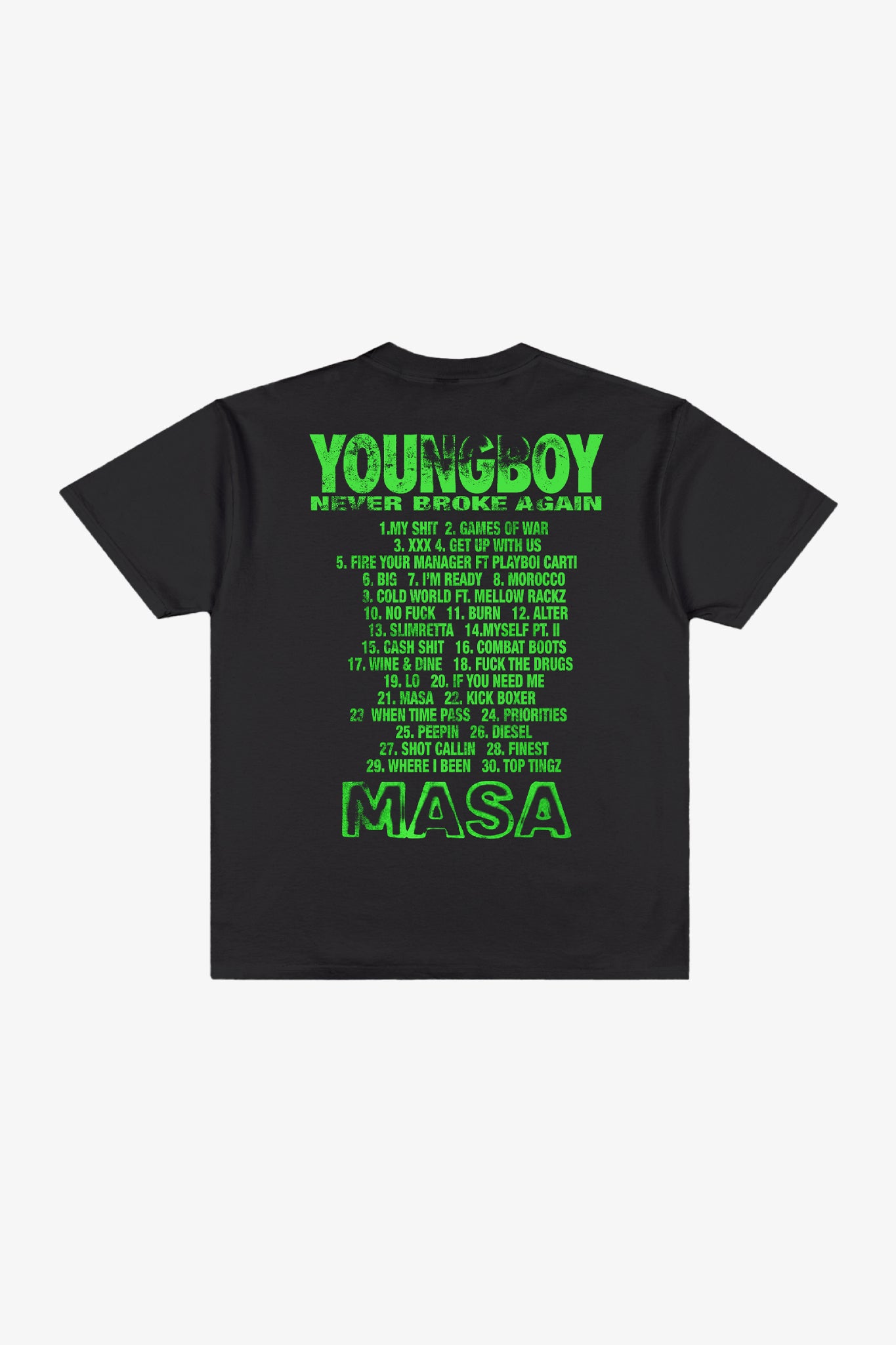MASA Album T-Shirt – YoungBoy Never Broke Again Online Store