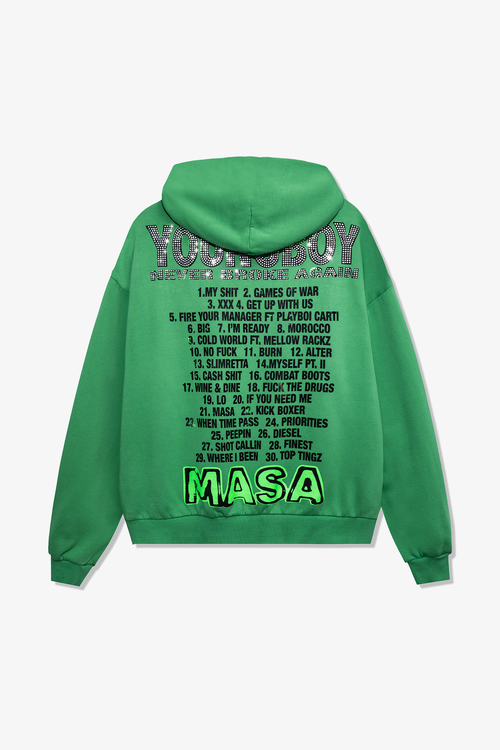 Masa Rhinestone Album Hoodie