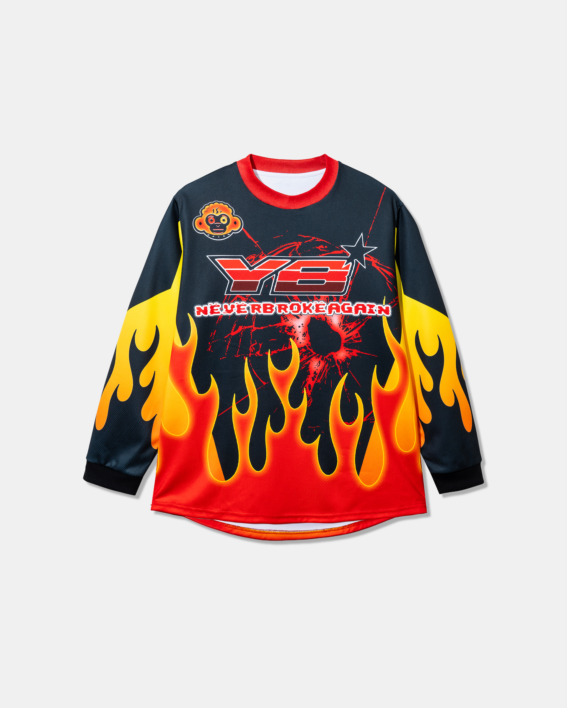 Never YoungBoy – Jersey Flame MX YB yby 記念グッズ Broke Store Online Again 記念グッズ